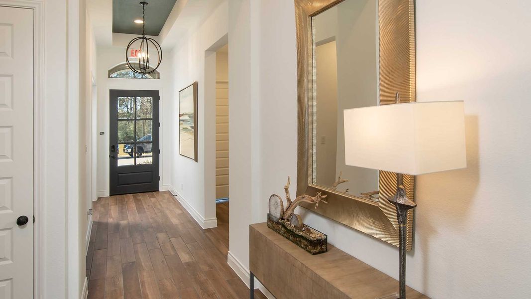 Furnished interior view inside a new home in Trinity Falls, McKinney (Image 13).