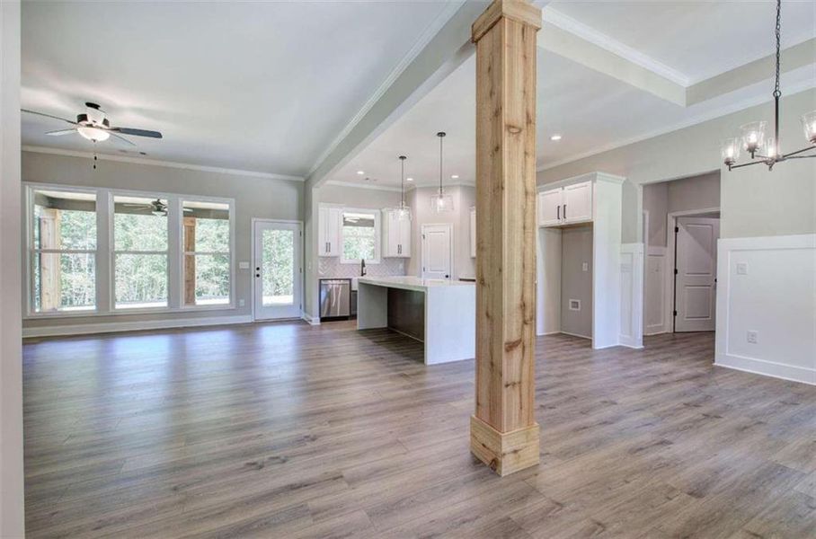 Spacious, unfurnished interior of a new home in , Temple (Image 12).