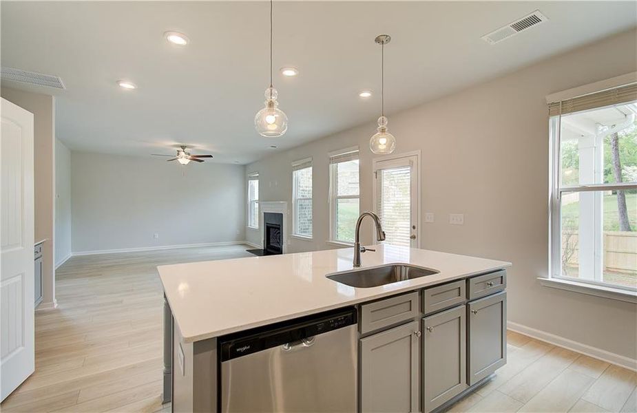 Furnished interior view inside a new home in Burchwood, Stockbridge (Image 9).