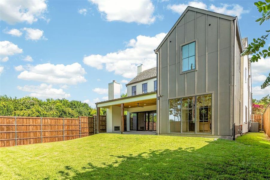 Exterior details and patio area of a home in , Dallas (Image 23). Exterior details and patio area of a home in , Dallas (Image 23).
