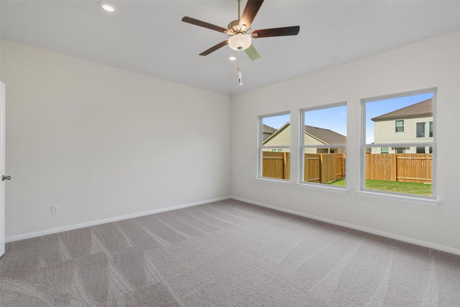 Spacious, unfurnished interior of a new home in Butler Farms, Liberty Hill (Image 24). Spacious, unfurnished interior of a new home in Butler Farms, Liberty Hill (Image 24).