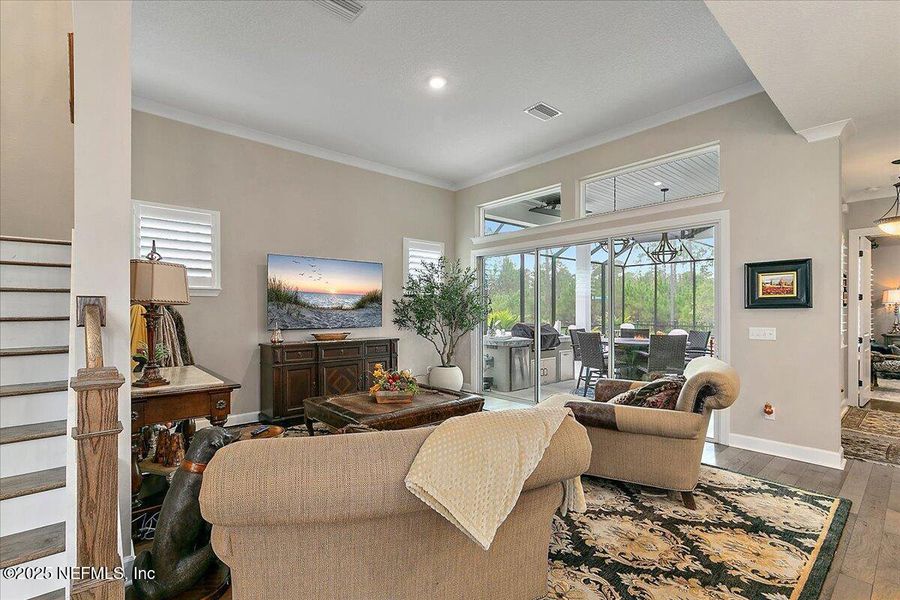 Furnished interior view inside a new home in , Jacksonville (Image 16).