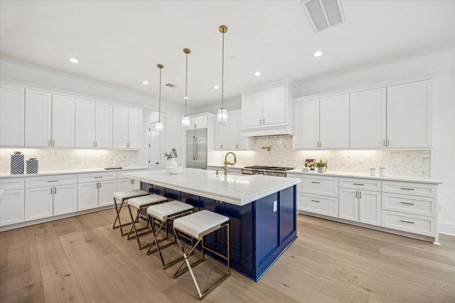 Furnished interior view inside a new home in , Bellaire (Image 11).