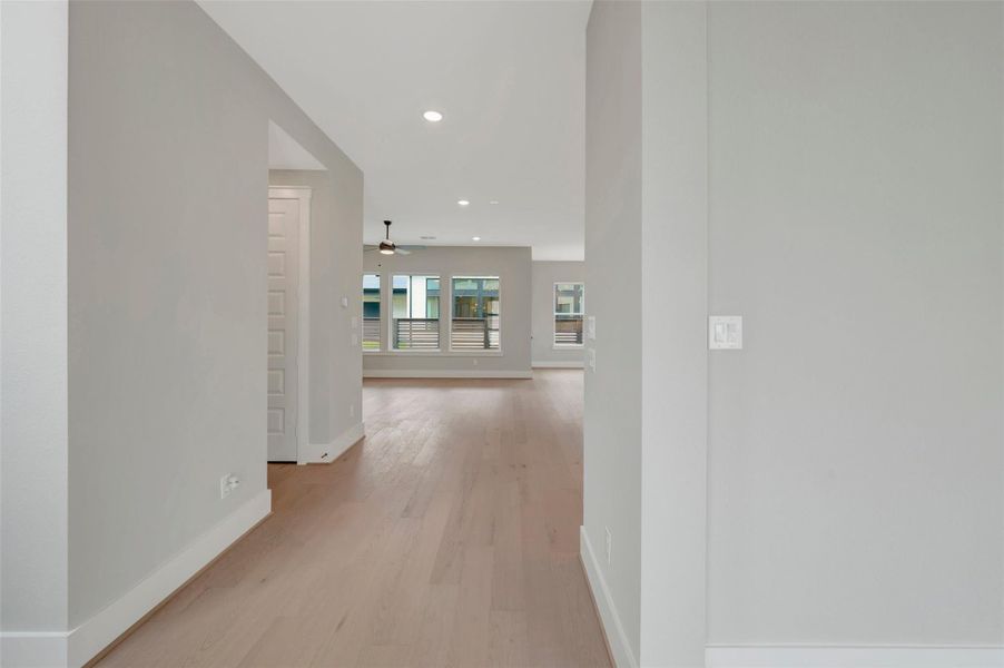 Spacious, unfurnished interior of a new home in Easthaven at Bridgeland Central - Horizon Collection, Cypress (Image 17). Spacious, unfurnished interior of a new home in Easthaven at Bridgeland Central - Horizon Collection, Cypress (Image 17).