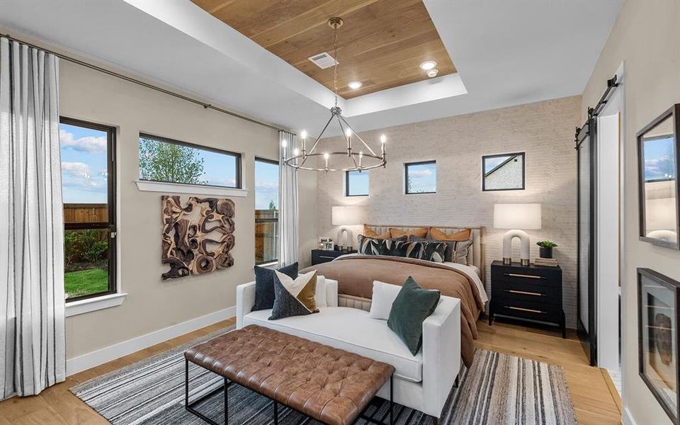 Furnished interior view inside a new home in The Grove Frisco, Frisco (Image 6).