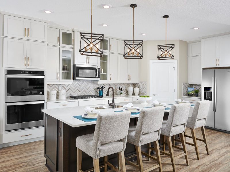 Kitchen modeled at Savanna at Lakewood Ranch.