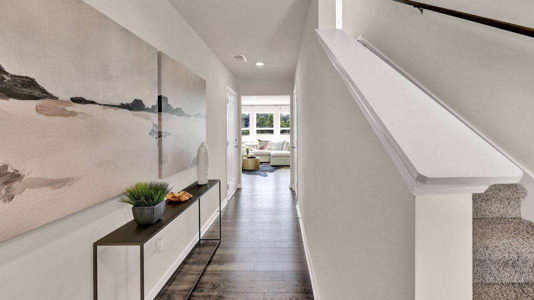 Furnished interior view inside a new home in Evergreen Landing, Rossville (Image 16).