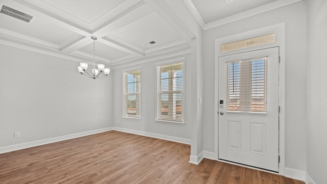 Representative unfurnished interior of a home built from the Summit by D.R. Horton in Evergreen Crossing, Locust Grove (Image 17).