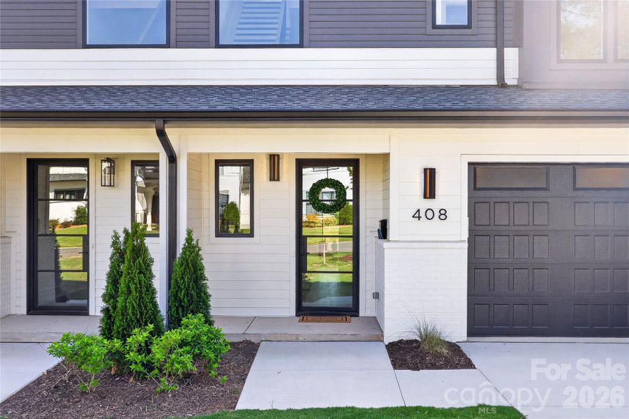Exterior details and patio area of a home in , Charlotte (Image 25).