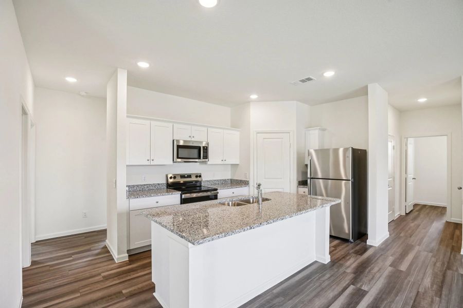 Representative furnished interior of a home built from the Glimmer by Starlight Homes in Spring Creek Trails, Magnolia (Image 8).