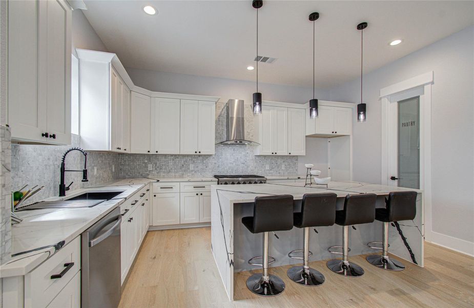 Furnished interior view inside a new home in , Houston (Image 9).