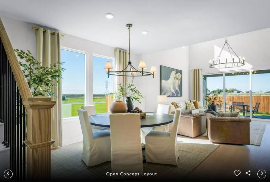 Interior photos- Photo of Pulte model home with same floor plan, not of actual home listed.