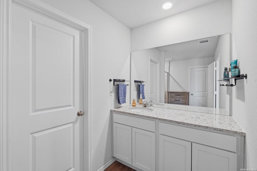 Furnished interior view inside a new home in Preserve at Medina, Von Ormy (Image 29).