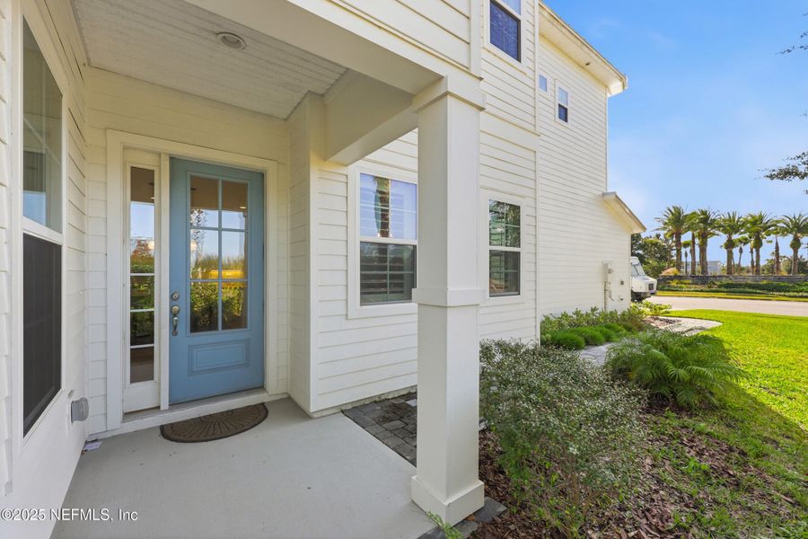 Exterior details and patio area of a home in , St. Johns (Image 27).