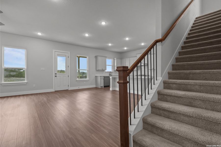 Spacious, unfurnished interior of a new home in Homestead, Schertz (Image 21). Spacious, unfurnished interior of a new home in Homestead, Schertz (Image 21).