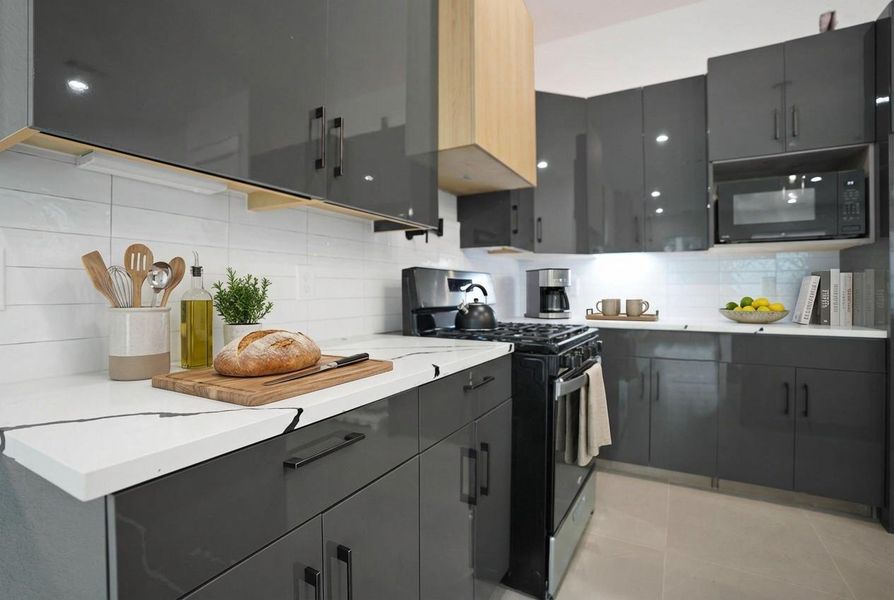 Furnished interior view inside a new home in , Houston (Image 10).