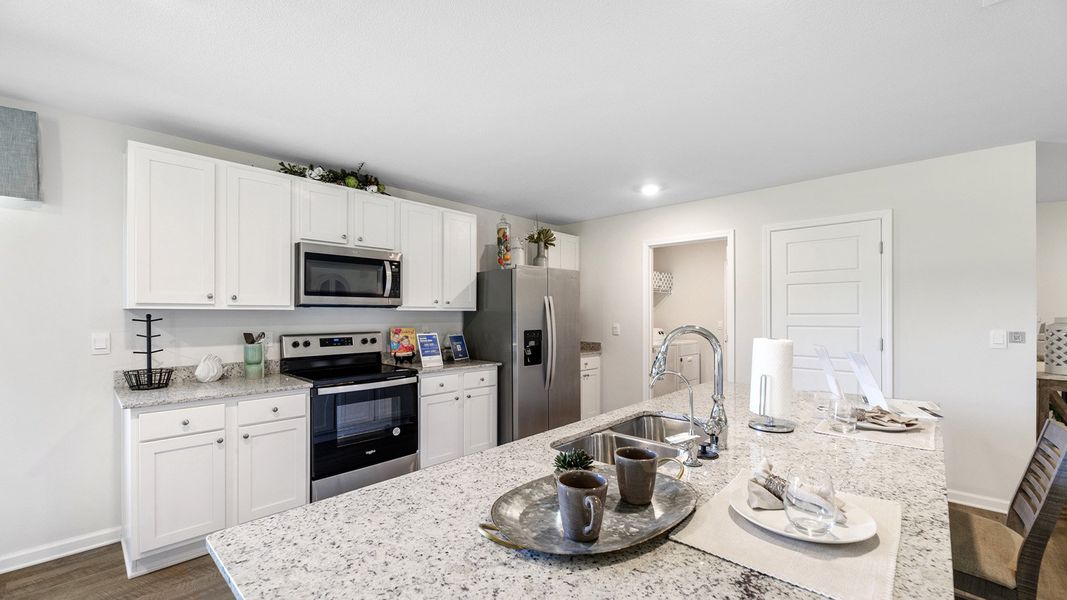 Furnished interior in a model home at The Hammocks in Crawfordville (Image 14). Furnished interior in a model home at The Hammocks in Crawfordville (Image 14).