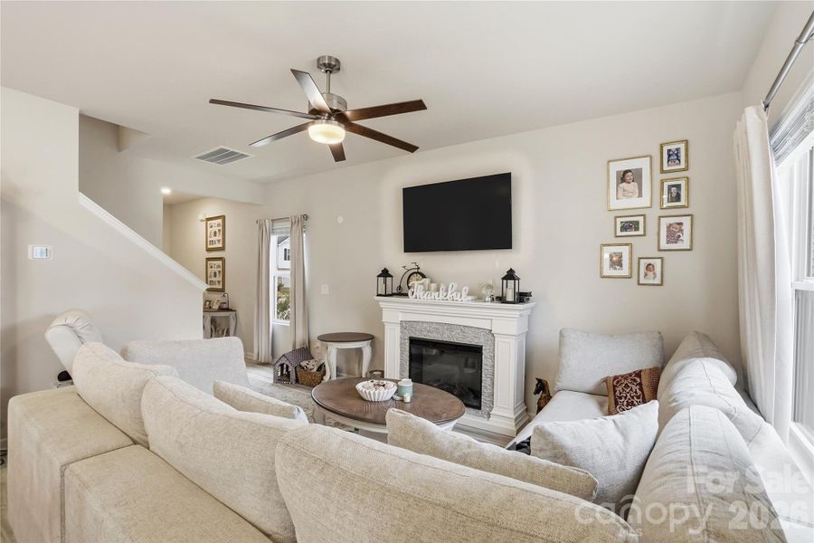 Furnished interior view inside a new home in Morgan Hills, Albemarle (Image 4).