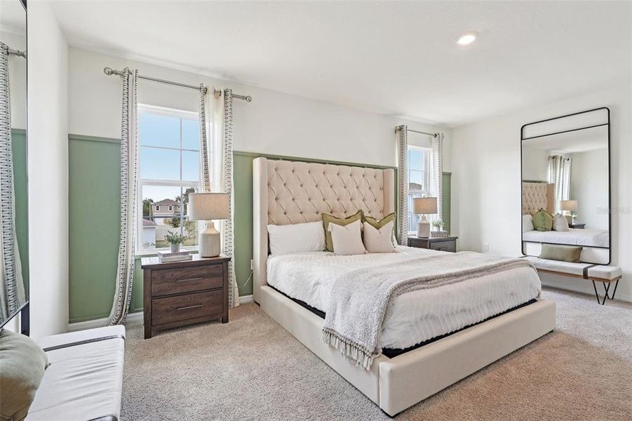 Furnished interior view inside a new home in , Lakeland (Image 10).