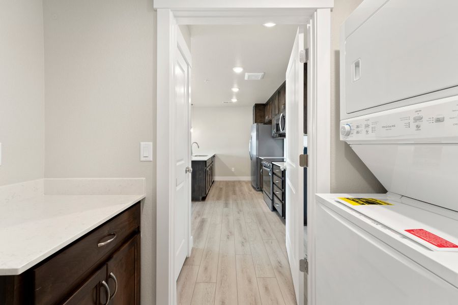Furnished interior view inside a new home in The Lakes at Centerra, Loveland (Image 7).
