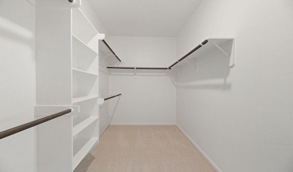 Owner's suite walk-in closet