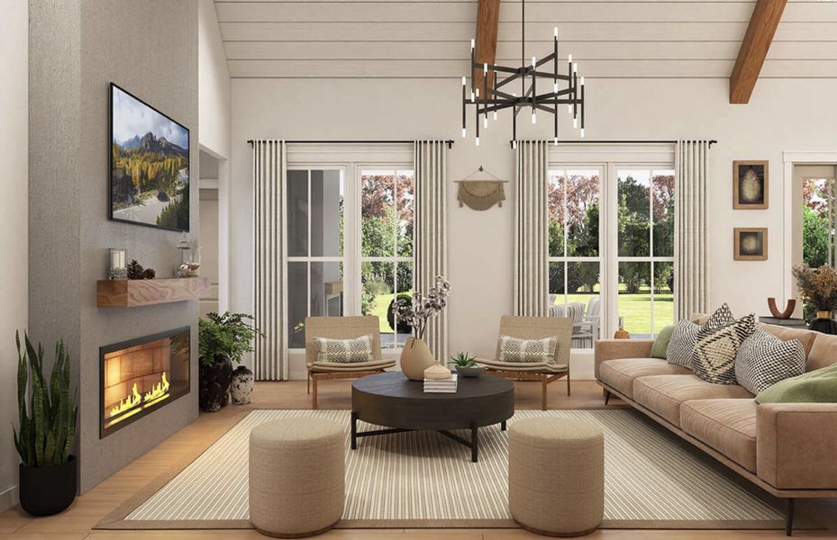 Representative furnished interior of a home built from the Laramie by Zeal Home Builders in Saddle Crest Estates, Weatherford (Image 4). Representative furnished interior of a home built from the Laramie by Zeal Home Builders in Saddle Crest Estates, Weatherford (Image 4).