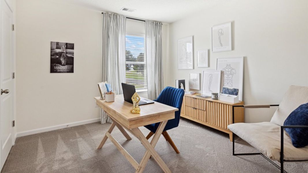 Furnished interior view inside a new home in Millstone Village, Morristown (Image 28).