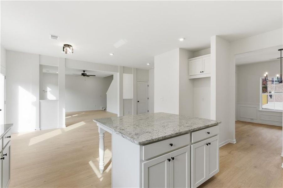 Furnished interior view inside a new home in The Overlook at Factory Shoals, Mableton (Image 7).