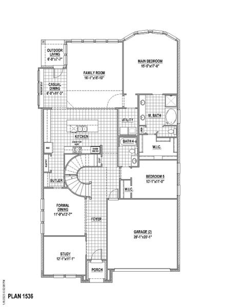 Plan 1536 1st Floor