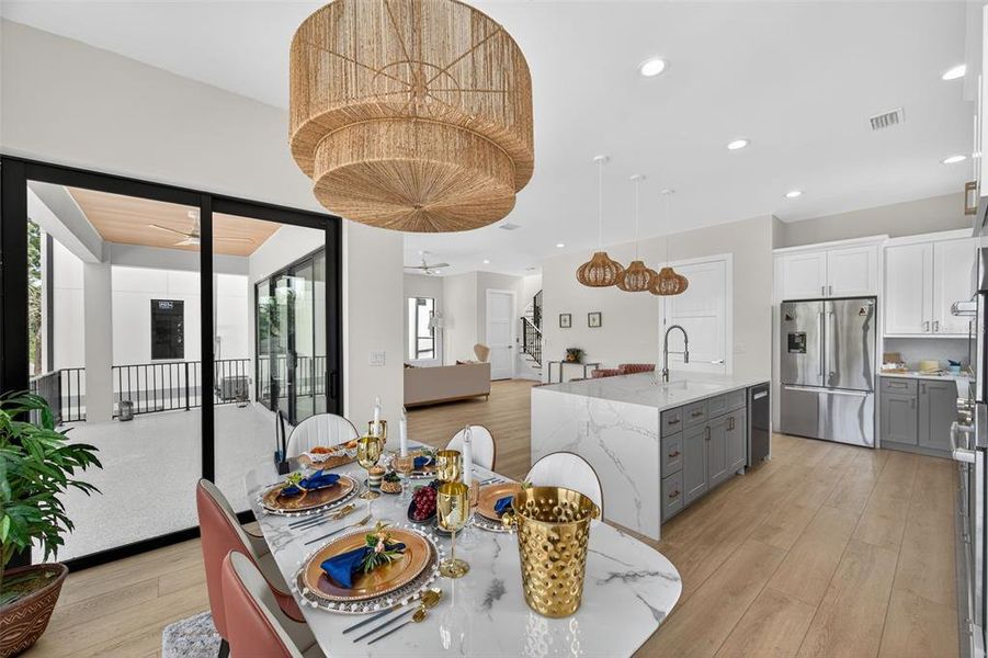 Furnished interior view inside a new home in , St. Petersburg (Image 13).