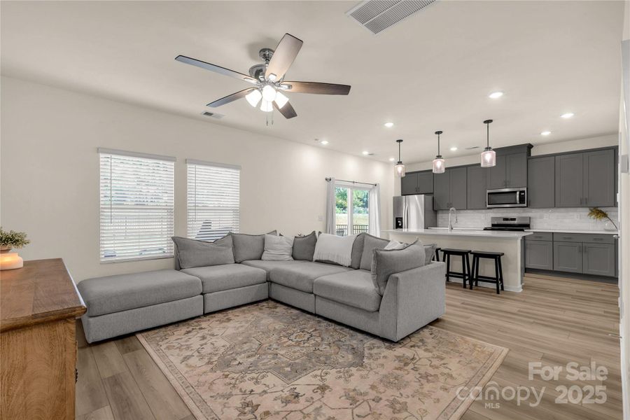 Furnished interior view inside a new home in Monterey Park, York (Image 17).