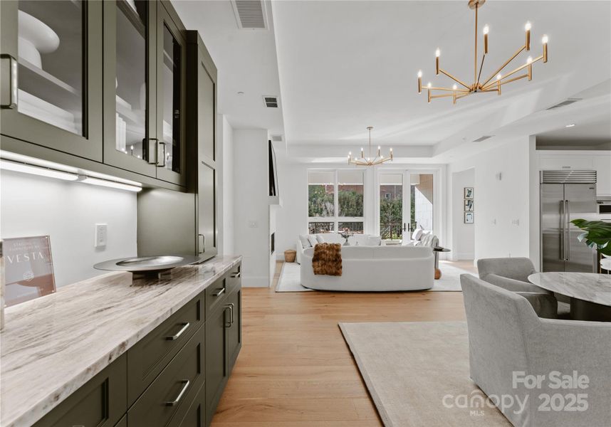 Furnished interior view inside a new home in The Regent at Eastover, Charlotte (Image 14).