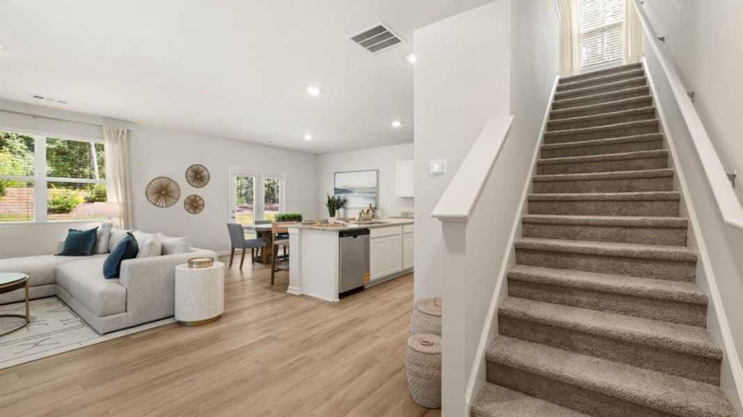 Furnished interior view inside a new home in Pointe Park, Union City (Image 8).