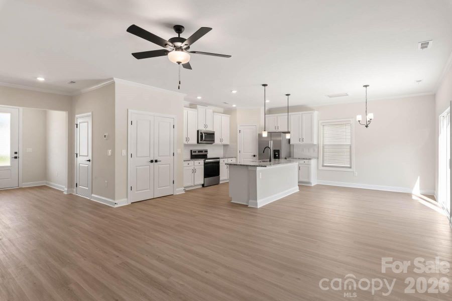 Spacious, unfurnished interior of a new home in Colonial Crossing, Troutman (Image 10).