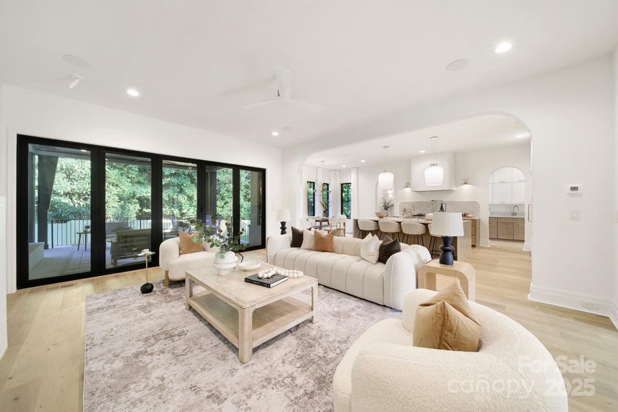 Furnished interior view inside a new home in , Charlotte (Image 16). Furnished interior view inside a new home in , Charlotte (Image 16).