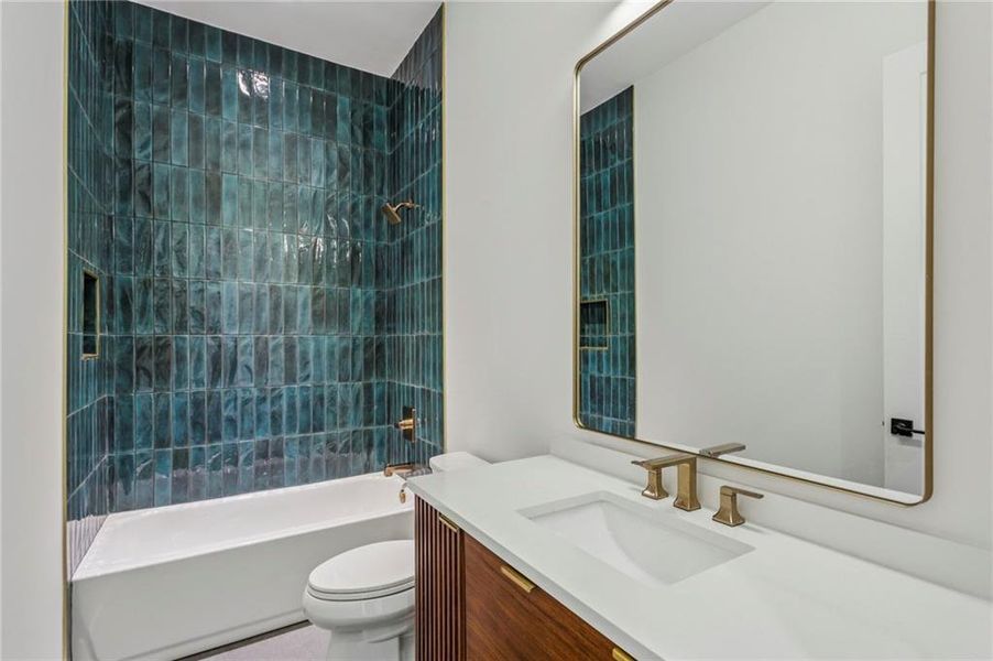 Furnished interior view inside a new home in , Marietta (Image 14).