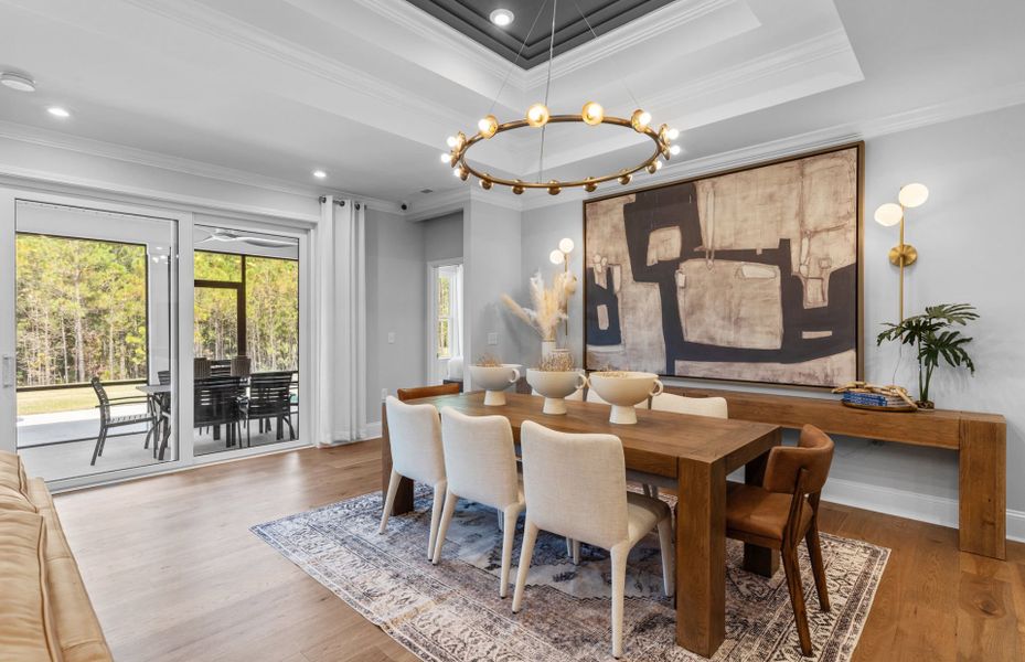 Furnished interior view inside a new home in Solserra, Shallotte (Image 13).
