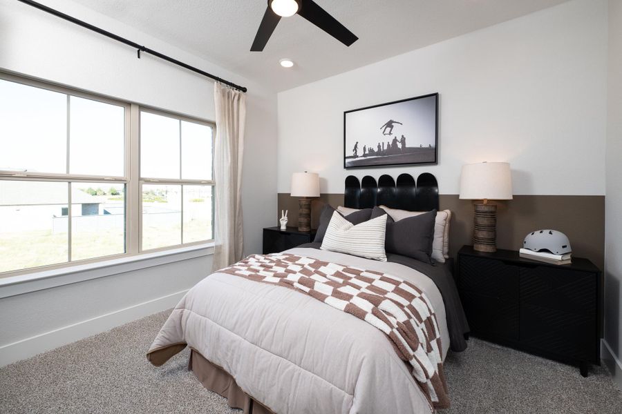 Representative furnished interior of a home built from the Sage by Tri Pointe Homes in Union Park, Little Elm (Image 8).