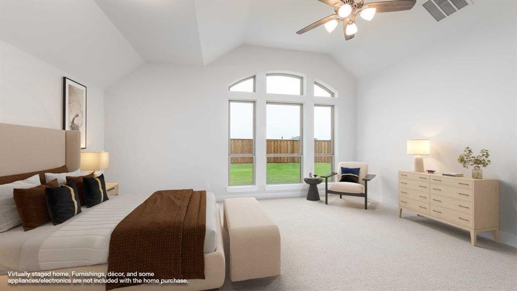 Furnished interior view inside a new home in Myrtle Creek 60', Waxahachie (Image 7).