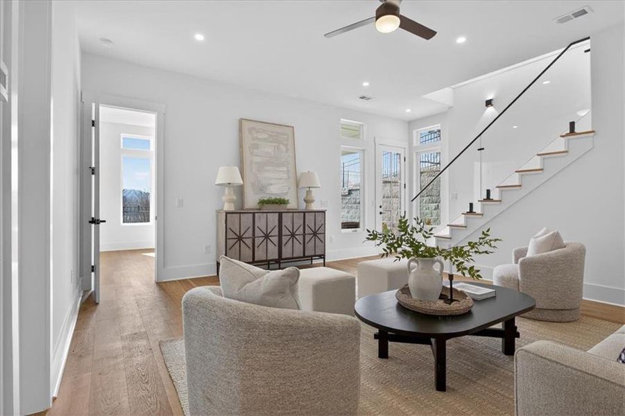 Furnished interior view inside a new home in , Canton (Image 11).