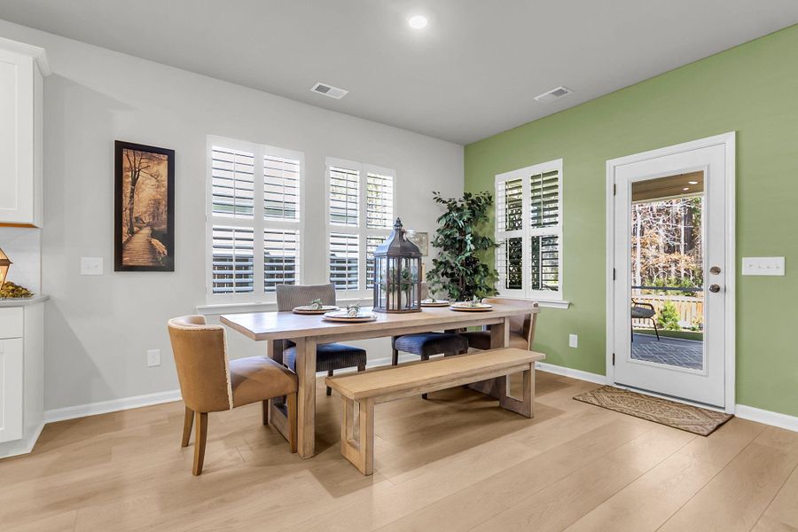 Furnished interior view inside a new home in Sweetgrass at Summers Corner: Arbor Collection, Summerville (Image 19).
