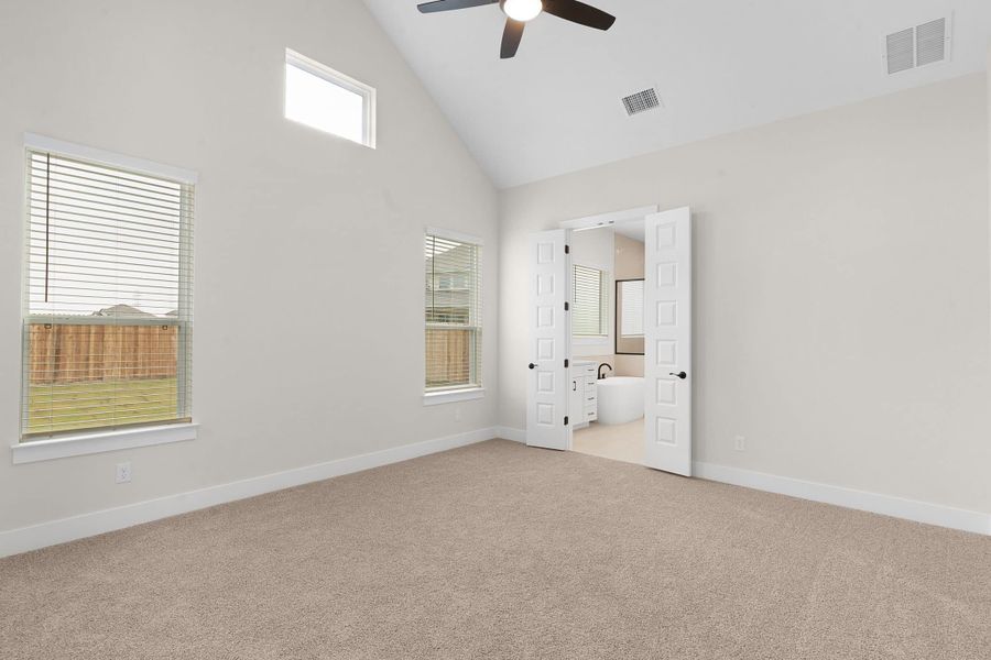 Spacious, unfurnished interior of a new home in The Grove at Blackhawk, Pflugerville (Image 17).
