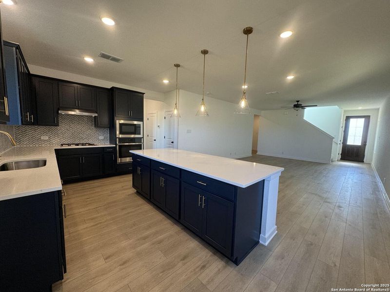 Furnished interior view inside a new home in Enclave at Hennersby Hollow 50's, San Antonio (Image 12).