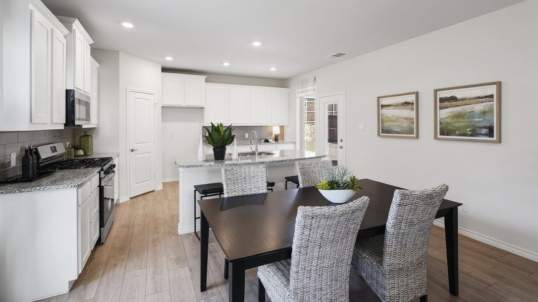 Representative furnished interior of a home built from the Lakehurst by D.R. Horton in The Woods at Lindsey Place, Anna (Image 9).