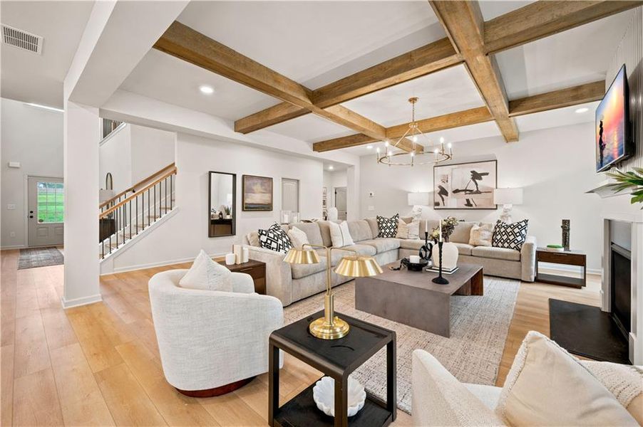 Furnished interior view inside a new home in Everson, Snellville (Image 15).