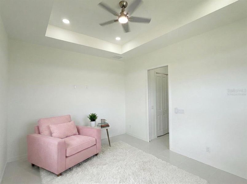 Furnished interior view inside a new home in , Cape Coral (Image 18). Furnished interior view inside a new home in , Cape Coral (Image 18).