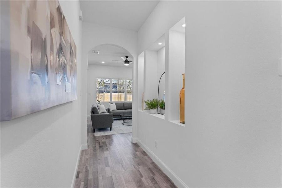 Furnished interior view inside a new home in , Sherman (Image 17).