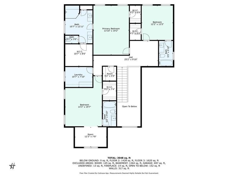 2D floor plan layout of this home in , Canton, GA (Image 7).