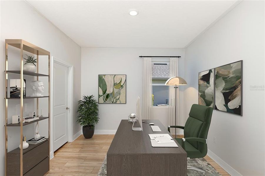 Furnished interior view inside a new home in Cherrywood Preserve, Ocala (Image 7).