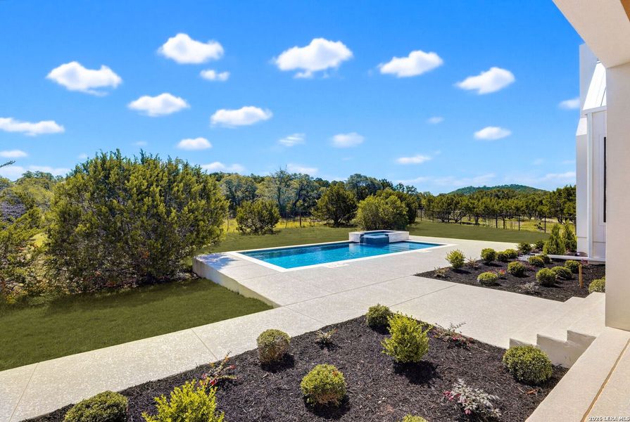 Exterior details and patio area of a home in , San Antonio (Image 24).